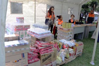 ABRE CEDA CENTRO DE ACOPIO PARA OAXACA, CHIAPAS Y TABASCO