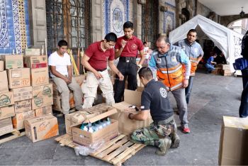 Capitalinos donan 170.5 toneladas de víveres para damnificados de Chiapas y Tabasco