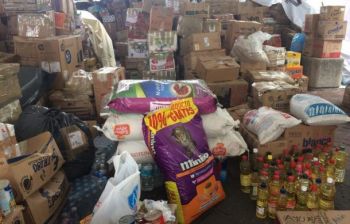 SE HA RECOLECTADO AL MOMENTO 25 TONELADAS DE AYUDA EN EL CENTRO DE ACOPIO DE LA SSP-CDMX
