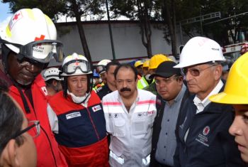 Visita secretario general de FICR la Ciudad de México como muestra de solidaridad