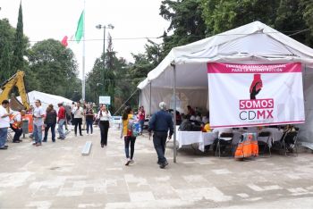 Capitalinos pueden acudir a 15 centros de atención integral para la reconstrucción de la CDMX