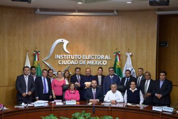 Reconoce IECM labor de tres consejeros salientes