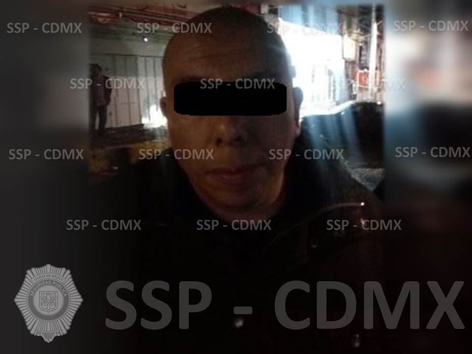 SSP-CDMX DETUVO A UN HOMBRE POR PORTACIÓN DE ARMA DE FUEGO Y DELITOS CONTRA LA SALUD 