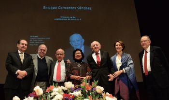 EL INAH RINDIÓ HOMENAJE AL ARQUITECTO ENRIQUE CERVANTES SÁNCHEZ