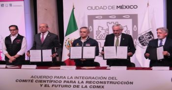 Se suma IPN al comité científico para la reconstrucción y el futuro de la CDMX
