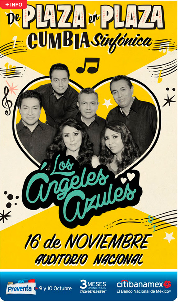Los Ángeles Azules regresan al Auditorio Nacional con su cumbia sinfónica