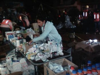 70 BRIGADAS DE LA ESCUELA NACIONAL DE ENFERMERÍA Y OBSTETRICIA DE LA UNAM APOYAN EN XOCHIMILCO