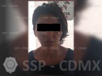 SSP-CDMX DETUVO A UNA MUJER POR ROBO A TRANSEÚNTES EN LA GAM