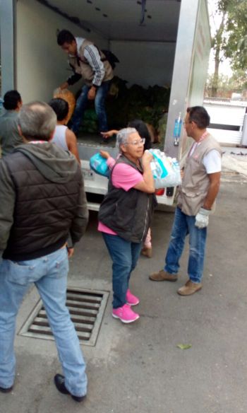 La CEDA continúa con acopio para damnificados por sismo