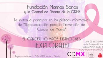 PROMUEVE CEDA PREVENCIÓN DE CÁNCER DE MAMA