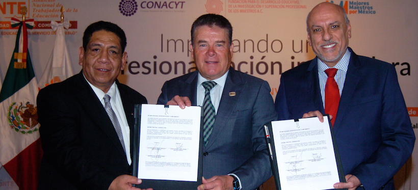 El Conacyt y Sinadep firman convenio de colaboración