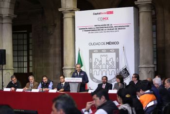 Instalan organismo especializado en reconstrucción de CDMX tras sismo