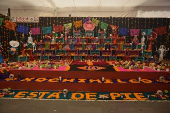CONTINÚA CELEBRACIÓN DE MUERTOS EN XOCHIMILCO