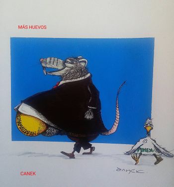 El Cartón por Canek Leyva "Más Huevos"