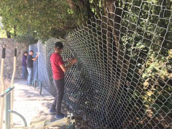 Trabajos de mantenimiento menor en escuelas de Cuajimalpa