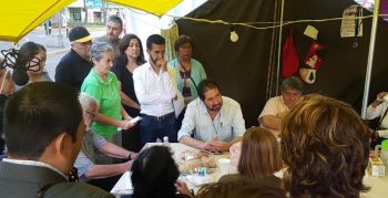 COMISIONADO DE LA RECONSTRUCCIÓN EN LA CDMX DESPACHA BORRACHO