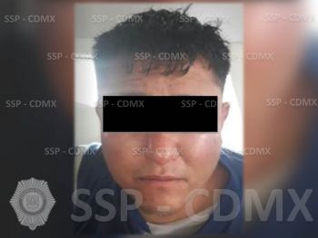 SSP-CDMX DETIENE A IMPLICADO EN DELITOS CONTRA LA SALUD Y PORTACIÓN DE ARMA DE FUEGO