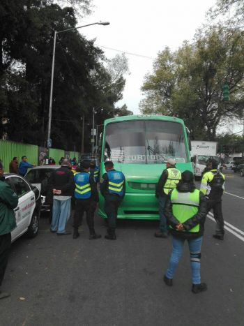 La Semovi realizó operativo de supervisión al transporte público concesionado
