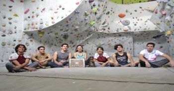 Obtienen politécnicos tercer lugar en la Liga de Escalada Estudiantil 2017