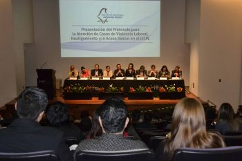 Presenta IECM protocolo para atender casos de violencia laboral, hostigamiento y/o acoso sexual