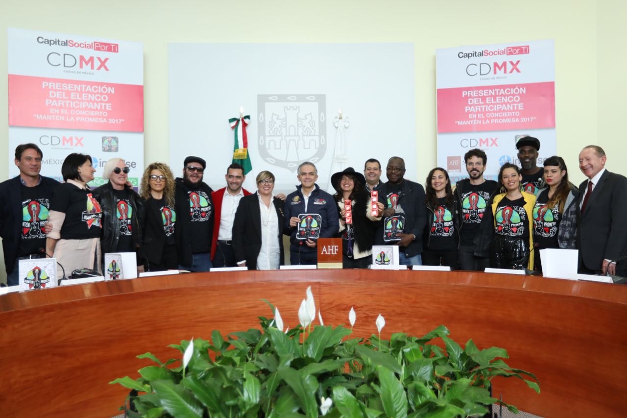 Refrenda CDMX lucha contra VIH con el concierto Mantén la Promesa