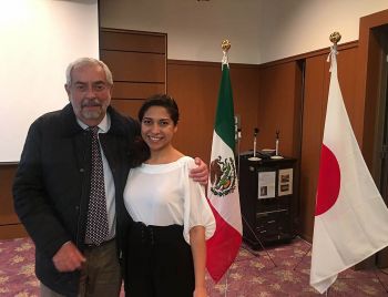 FELICITA GRAUE A ALUMNA DE LA UNAM QUE DESARROLLA PROGRAMA DE INNOVACIÓN EN LA UNIVERSIDAD DE HIROSHIMA