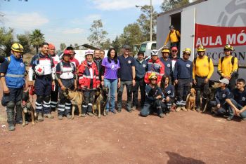 ORGANIZA IZTAPALAPA POR SEGUNDO AÑO CERTIFICACIÓN DE BINOMIOS CANINOS EN BÚSQUEDA Y RESCATE