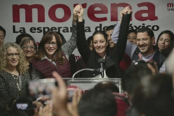 Se registra Claudia Sheinbaum como precandidata de Morena a la jefatura de Gobierno