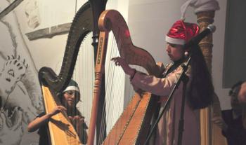 Orquesta Escuela Carlos Chávez deleitó con sonidos de arpa