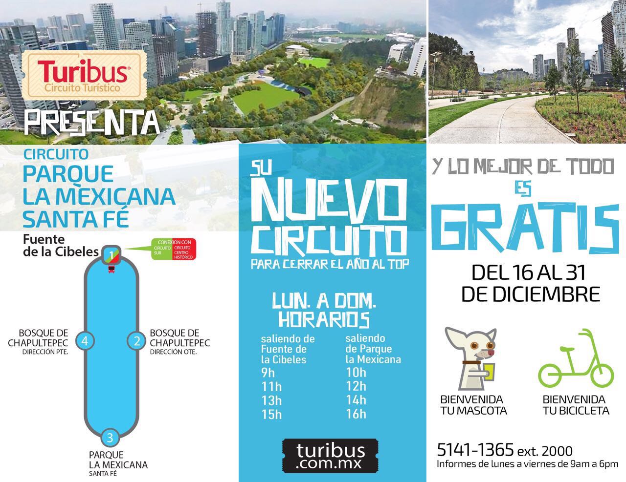 SVBUS AGREGA A SU RECORRIDO EL PARQUE DE LA MEXICANA