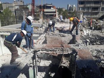 Finaliza demolición del edificio ubicado en Sonora 149