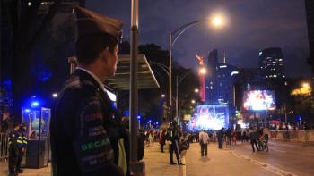 El dispositivo de seguridad por Concierto de Fin de Año 2017, se reportó en saldo blanco