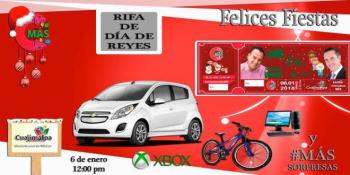 Rifa Navideña en la delegación Cuajimalpa