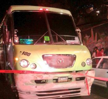 SEMOVI sanciona ramal San Ángel - Tanque por estar involucrada en un percance vial
