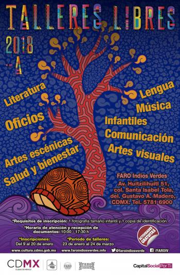 FARO INDIOS VERDES INICIA INSCRIPCIONES A TALLERES GRATUITOS 2018