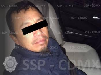 ASEGURA SSP- CDMX A UN IMPLICADO EN ROBO DE UN VEHÍCULO SIN VIOLENCIA