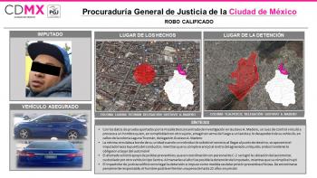 Logra la PGJ que un juez vincule a proceso a un hombre implicado en el robo con violencia de un taxi