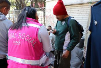 CONTINÚA CEDA ATENCIÓN A PERSONAS EN SITUACIÓN DE CALLE
