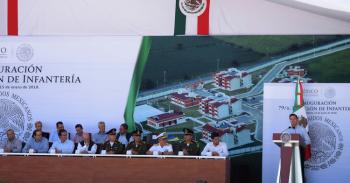 Inauguración del 79 Batallón de Infantería y su Unidad Habitacional Militar