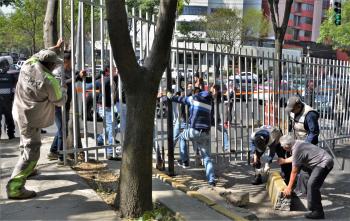 Libera Tlalpan vialidad cerrada de manera irregular