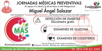 Próximamente se reanudaran las jornadas medicas preventivas y especializadas GRATUITAS