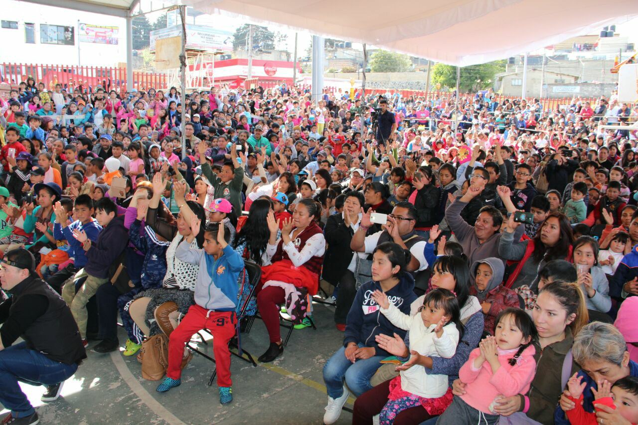 Se realizo el evento de día de reyes en San Lorenzo Acopilco, Cuajimalpa