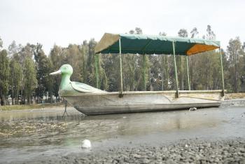 CONTINÚAN TRABAJOS PARA EL RESCATE DEL LAGO EN EL BOSQUE DE TLÁHUAC