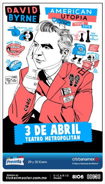 DAVID BYRNE EN LA CIUDAD DE MÉXICO
