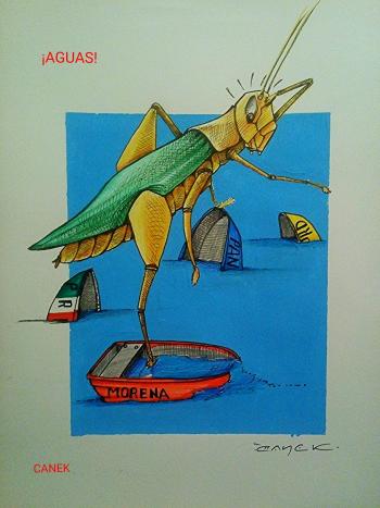 El Cartón por Canek Leyva "¡Aguas!"