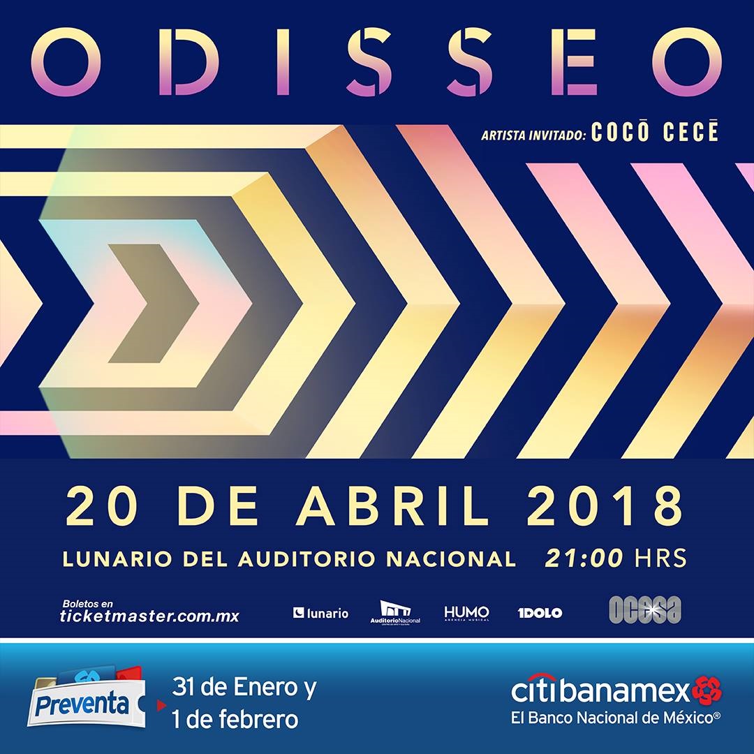 Odisseo regresa a los escenarios de la Ciudad de México