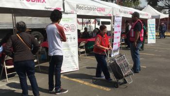 Acopian 40 toneladas de residuos eléctricos y electrónicos en primer Reciclatrón de 2018