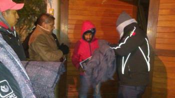 Cuajimalpa entrega 7,000 cobijas en zonas afectadas, por las bajas temperaturas