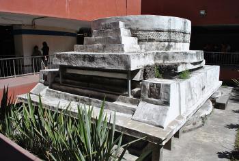 Concluyen trabajos de rehabilitación en monumento a Ehécatl