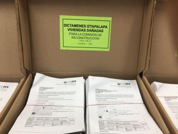 ENTREGA DIONE ANGUIANO 19 MIL 878 DICTÁMENES DE VIVIENDAS DAÑADAS POR SISMO